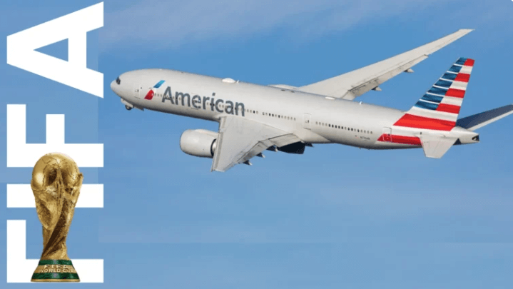 An image of an American Airlines is featured in file photo. Getting Around WC: Travel Options Between US, Canada & Mexico