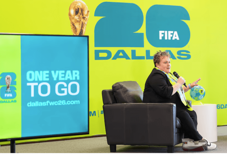 North Texas FWC Organizing Committee president Monica Paul (left0 explains the city's readiness in hosting the FIFA World Cup 2026. Dallas, Florida eye safety, opportunities in FIFA World Cup hosting