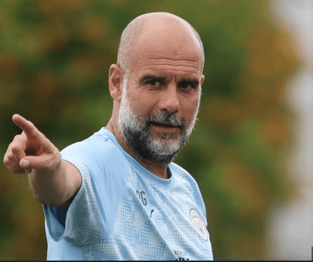 City manager Pep Guardiola hollers instructions from the sideline as hia team fought Al Hilal in the Club world Cup round of 16 match on Monday .Man City ousted after Al Hilal advances in Club World Cup thriller