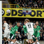 Nick Woltemade (11, middle) scored the lone goal of the match to lift Germany to victory.