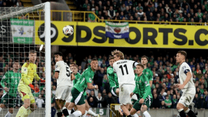 Nick Woltemade (11, middle) scored the lone goal of the match to lift Germany to victory.