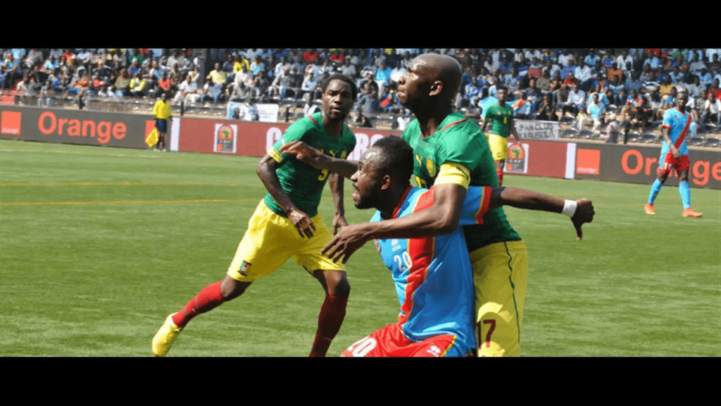 Cameroon (in green shirts) tries to extend its dominance over DR Congo (in blue shirts) in its latest chapter of its head-to-head matchup.