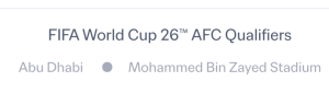 World Cup 2026 AFC Qualifiers: UAE v Iraq Prediction