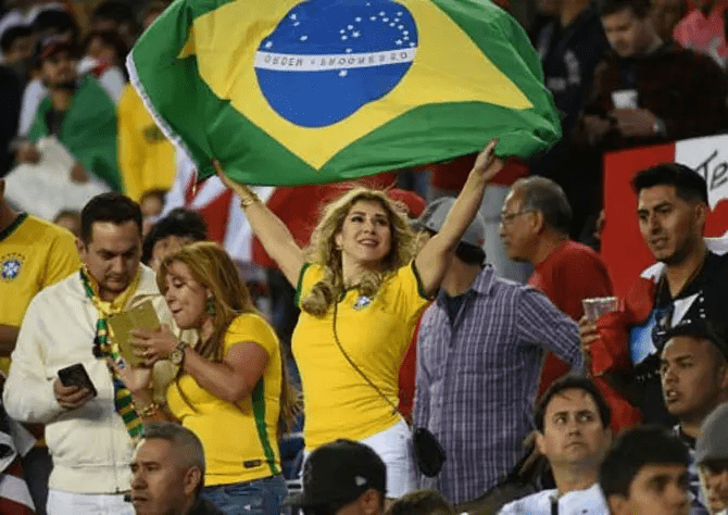 Brazil's passionate fenmale fans may have something to do with the team's consistent presence at every World Cup tournament since 1930.