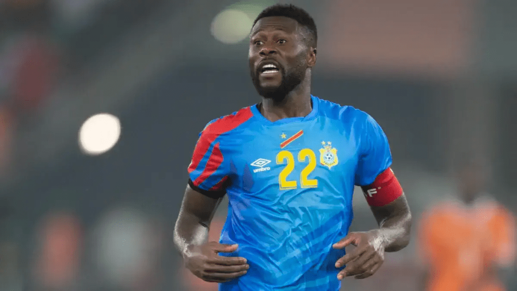 Chancel Mbemba scored a late goal to help DR Congo stun Cameroon and earn the right to face Nigeria in the continental playoff final.