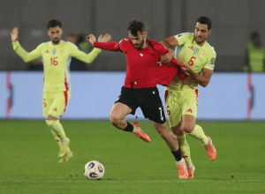 Georgia vs Spain was a one-dimensional affair, with La Roja shutting out their iopponents.