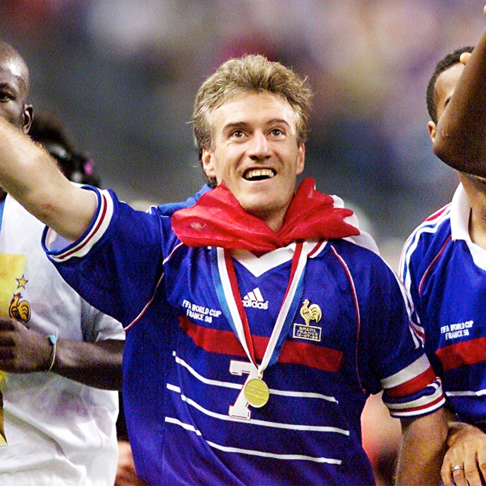 Deschamps won the 1998 World Cup as a player