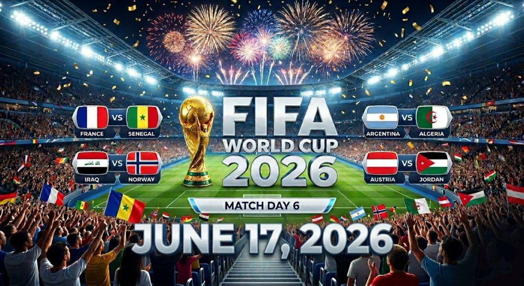 June 17 match Day 6 - World Cup 2026