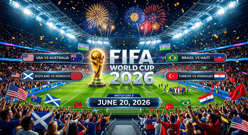 June 20 world Cup Match day 9