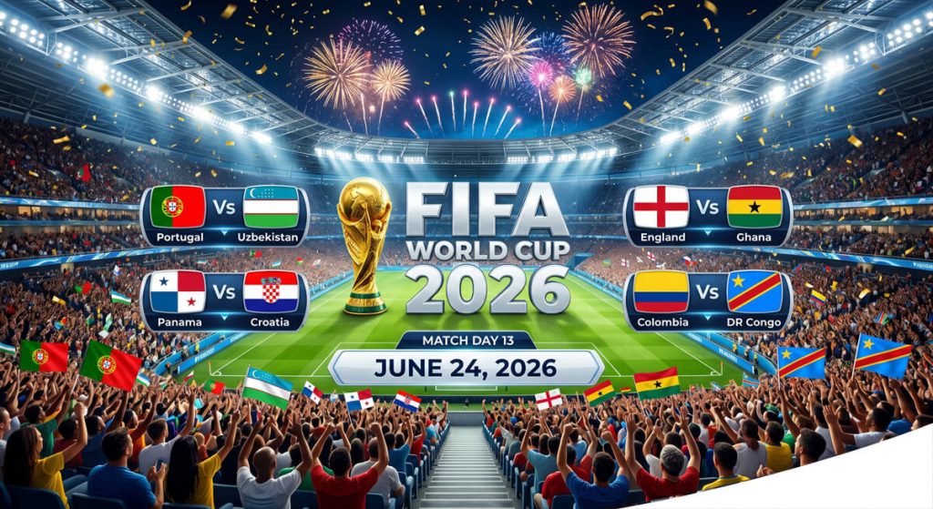 June 24 World Cup Match day 13